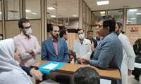بازدید سرزده معاونین درمان و آموزشی دانشگاه از روند خدمت رسانی در بیمارستان بهشتی